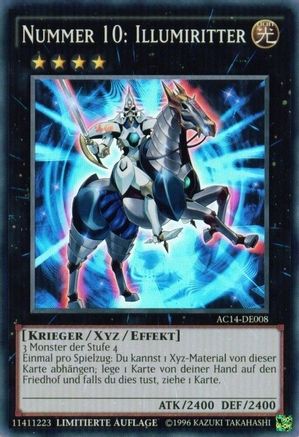 Number 10: Illumiknight (German) - "Nummer 10: Illumiritter" (AC14-DE008) - Advent Calendar 2014 (Adventskalender ZEXAL-Edition) Limited