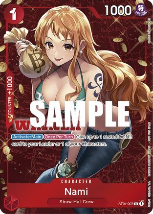 Nami (Tournament Pack Vol. 3) [Winner] (ST01-007) - One Piece Promotion Cards Foil