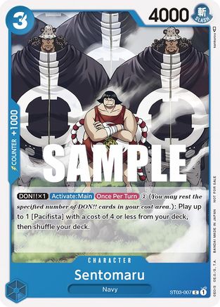 Sentomaru (Tournament Pack Vol. 3) [Participant] (ST03-007) - One Piece Promotion Cards