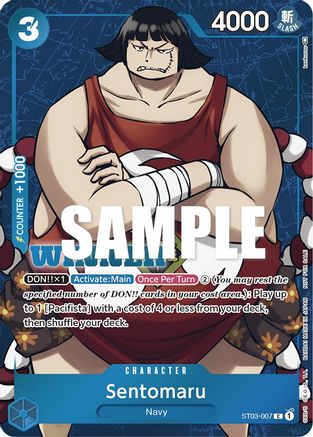 Sentomaru (Tournament Pack Vol. 3) [Winner] (ST03-007) - One Piece Promotion Cards Foil