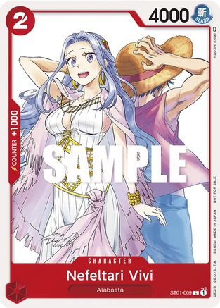 Nefeltari Vivi (OP-03 Pre-Release Tournament) [Participant] (ST01-009) - One Piece Promotion Cards