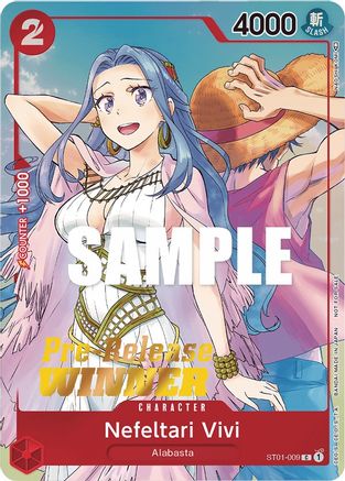 Nefeltari Vivi (OP-03 Pre-Release Tournament) [Winner] (ST01-009) - One Piece Promotion Cards Foil