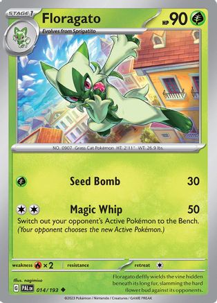 Floragato 14 - SV02 Paldea Evolved Reverse Holofoil