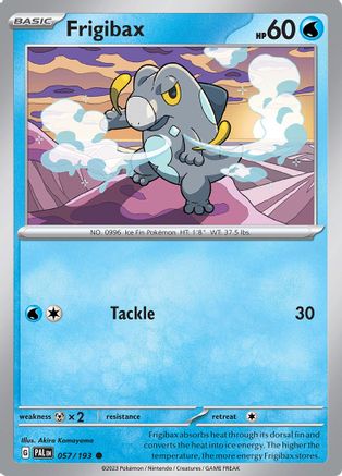 Frigibax - 057/193 57 - SV02 Paldea Evolved Reverse Holofoil