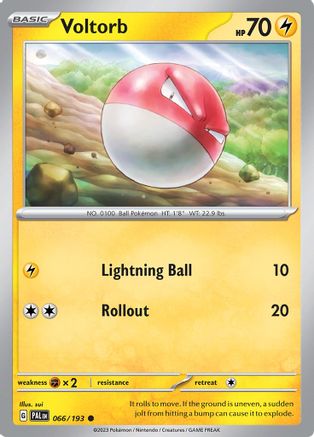 Voltorb 66 - SV02 Paldea Evolved Reverse Holofoil