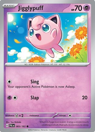 Jigglypuff 83 - SV02 Paldea Evolved