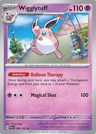 Wigglytuff 84 - SV02 Paldea Evolved Reverse Holofoil