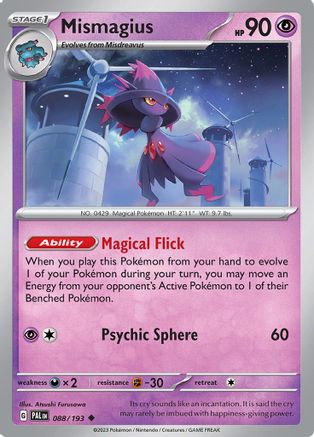 Mismagius - 088/193 88 - SV02 Paldea Evolved Reverse Holofoil