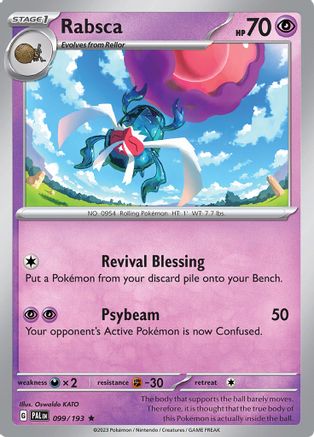 Rabsca - 099/193 99 - SV02 Paldea Evolved Holofoil