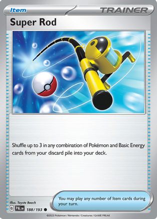 Super Rod 188 - SV02 Paldea Evolved Reverse Holofoil