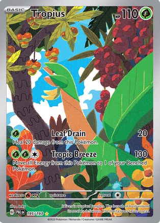 Tropius - 195/193 195 - SV02 Paldea Evolved Holofoil