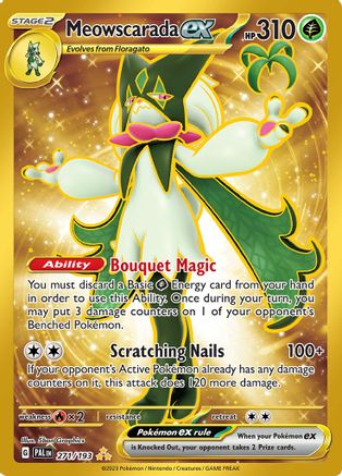 Meowscarada ex 271 - SV02 Paldea Evolved Holofoil