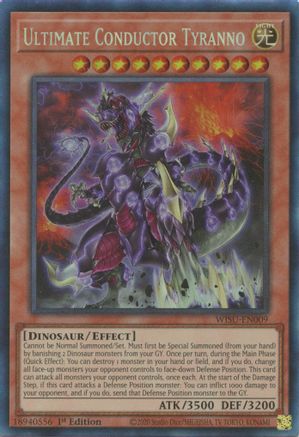 Ultimate Conductor Tyranno (CR) (WISU-EN009) - Wild Survivors 1st Edition