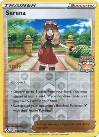 Serena - 164/195 (Regional Championships) [Staff] 164 - League & Championship Cards Reverse Holofoil