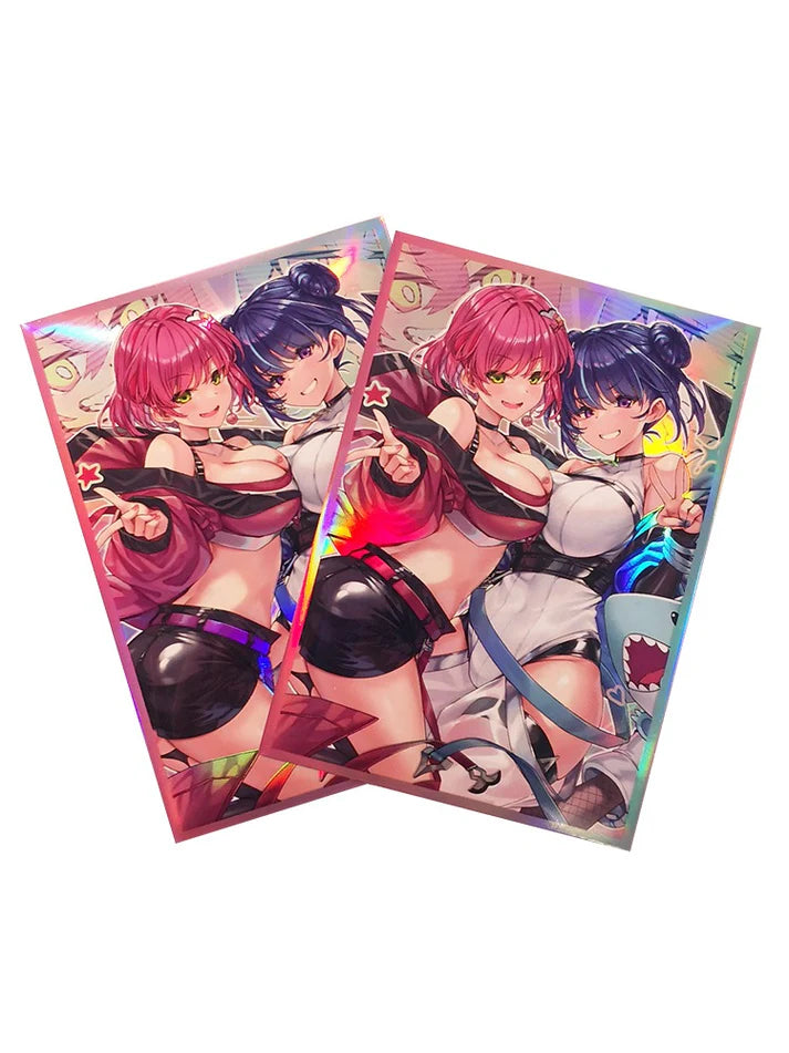 Yugioh Pretty Evil Twins YGO Holographic Card Sleeves 50ct