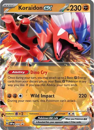 Koraidon ex 29 - SV Scarlet & Violet Promo Cards Holofoil