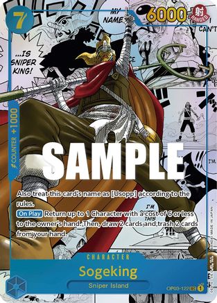 Sogeking (Alternate Art) (Manga) (OP03-122) - Pillars of Strength Foil