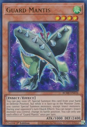 Guard Mantis (BLMR-EN034) - Battles of Legend: Monstrous Revenge 1st Edition
