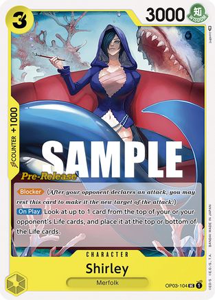 Shirley (OP03-104) - Pillars of Strength Pre-Release Cards