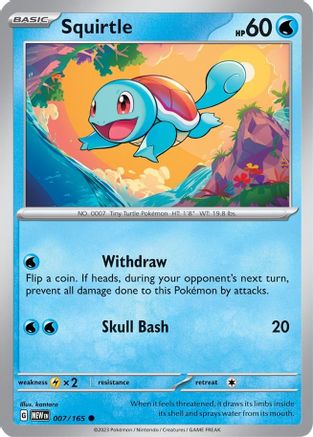 Squirtle 7 - SV Scarlet and Violet 151