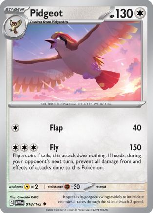 Pidgeot 18 - SV Scarlet & Violet 151