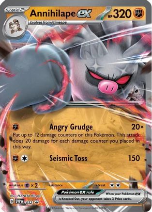 Annihilape EX - 032 - SV Scarlet & Violet Promo Cards Holofoil