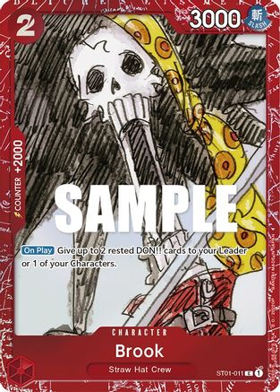 Brook (Premium Card Collection -ONE PIECE FILM RED Edition-) (ST01-011) - One Piece Promotion Cards Foil