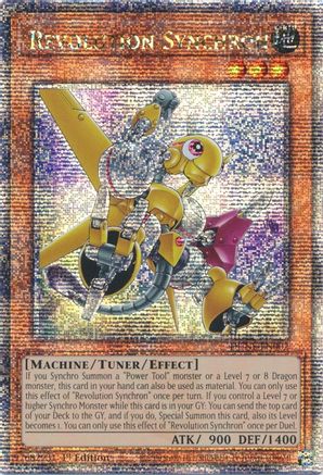 Revolution Synchron (Quarter Century Secret Rare) (DUNE-EN002) - Duelist Nexus 1st Edition