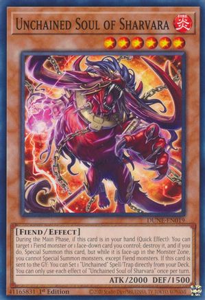 Unchained Soul of Sharvara - DUNE-EN019 - Duelist Nexus 1st Edition