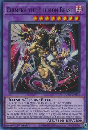 Chimera the Illusion Beast (DUNE-EN034) - Duelist Nexus 1st Edition