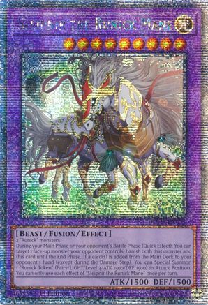 Sleipnir the Runick Mane (Quarter Century Secret Rare) (DUNE-EN035) - Duelist Nexus 1st Edition