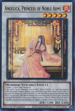 Angelica, Princess of Noble Arms - DUNE-EN040 - Duelist Nexus 1st Edition