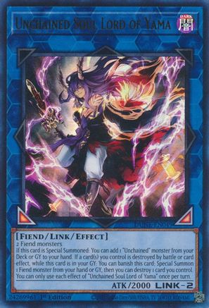 Unchained Soul Lord of Yama (DUNE-EN049) - Duelist Nexus 1st Edition