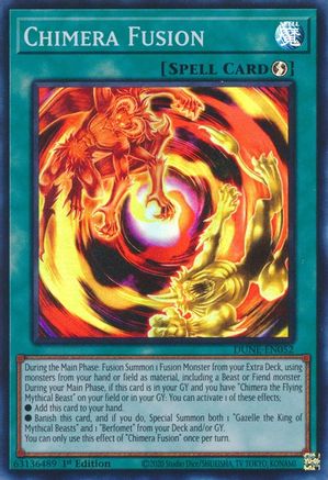 Chimera Fusion (DUNE-EN052) - Duelist Nexus 1st Edition