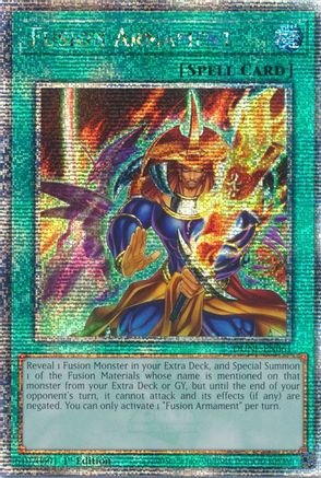 Fusion Armament (Quarter Century Secret Rare) (DUNE-EN061) - Duelist Nexus 1st Edition