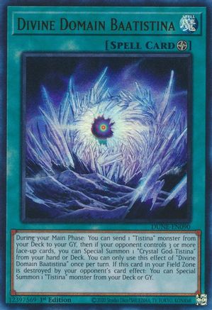Divine Domain Baatistina (DUNE-EN090) - Duelist Nexus 1st Edition