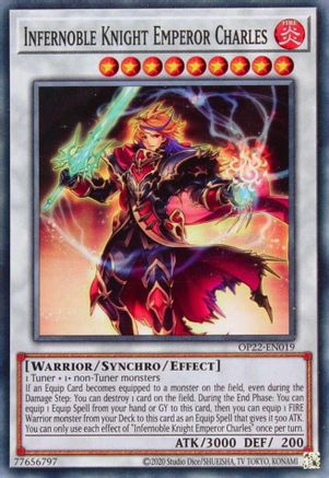 Infernoble Knight Emperor Charles (OP22-EN019) - OTS Tournament Pack 22 Unlimited