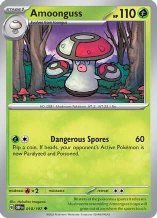 Amoonguss - 010/197 - SV03 Obsidian Flames