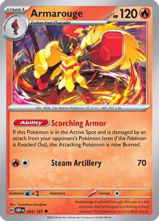 Armarouge 44 - SV03 Obsidian Flames Reverse Holofoil