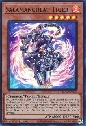 Salamangreat Tiger (LD10-EN003) - Legendary Duelists: Soulburning Volcano 1st Edition