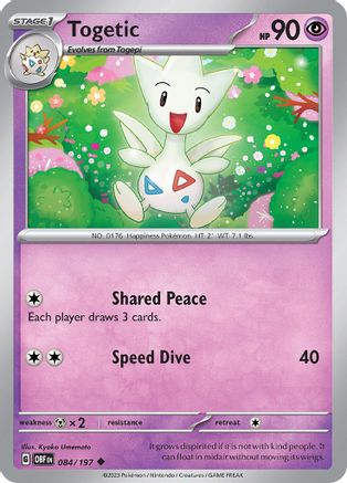 Togetic 84 - SV03 Obsidian Flames
