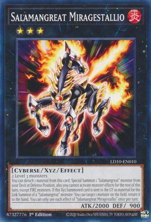 Salamangreat Miragestallio (LD10-EN010) - Legendary Duelists: Soulburning Volcano 1st Edition