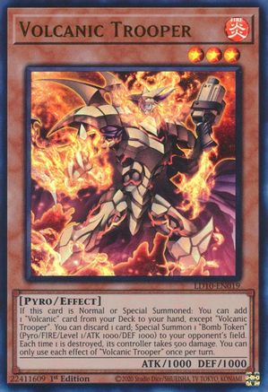 Volcanic Trooper (LD10-EN019) - Legendary Duelists: Soulburning Volcano 1st Edition