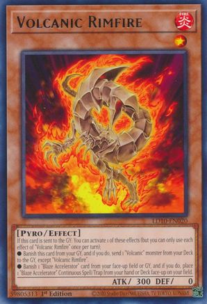 Volcanic Rimfire (LD10-EN020) - Legendary Duelists: Soulburning Volcano 1st Edition