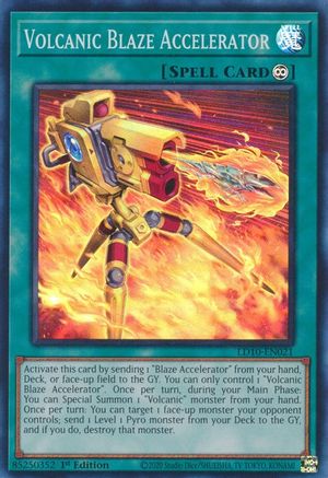 Volcanic Blaze Accelerator (LD10-EN021) - Legendary Duelists: Soulburning Volcano 1st Edition