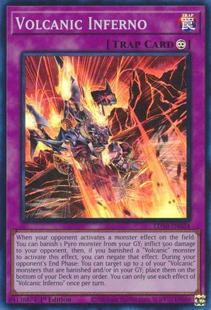 Volcanic Inferno (LD10-EN024) - Legendary Duelists: Soulburning Volcano 1st Edition