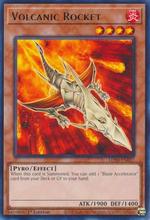 Volcanic Rocket (LD10-EN027) - Legendary Duelists: Soulburning Volcano 1st Edition