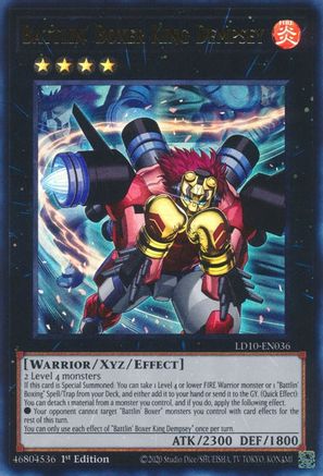 Battlin' Boxer King Dempsey (LD10-EN036) - Legendary Duelists: Soulburning Volcano 1st Edition