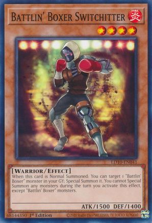 Battlin' Boxer Switchitter - LD10-EN041 - Legendary Duelists: Soulburning Volcano 1st Edition