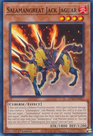 Salamangreat Jack Jaguar (LD10-EN047) - Legendary Duelists: Soulburning Volcano 1st Edition